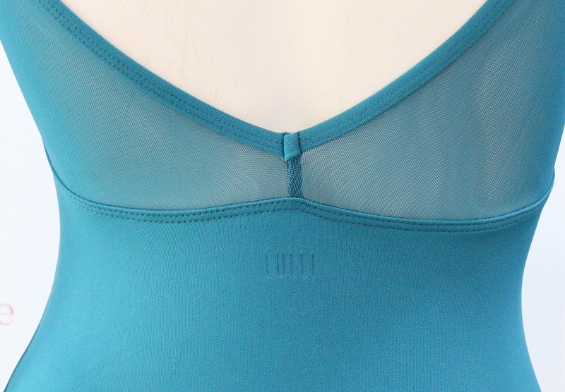 【LULLI Dancewear】　メッシュスリーブレオタード　7分袖　“Iris”