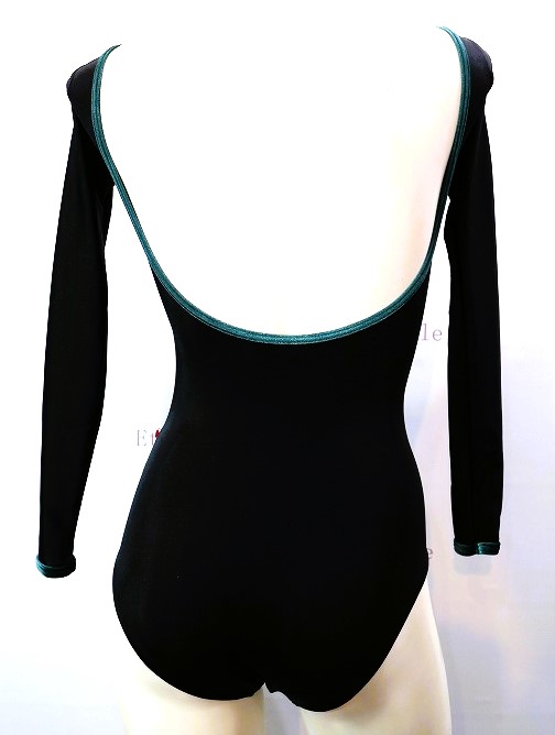 YUMIKO Sofiane L ブラック レオタード Sofiane Leotard in Black - Yumiko – Dancewear Center