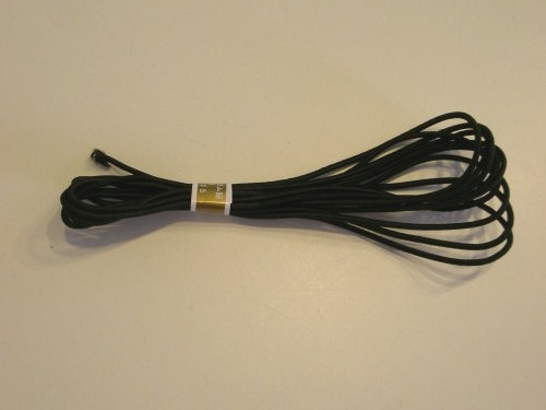 ヘアゴム　紐タイプ　黒 3602