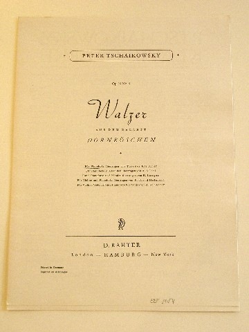 ピアノ楽譜 眠りの森の美女よりワルツ ELITE01388