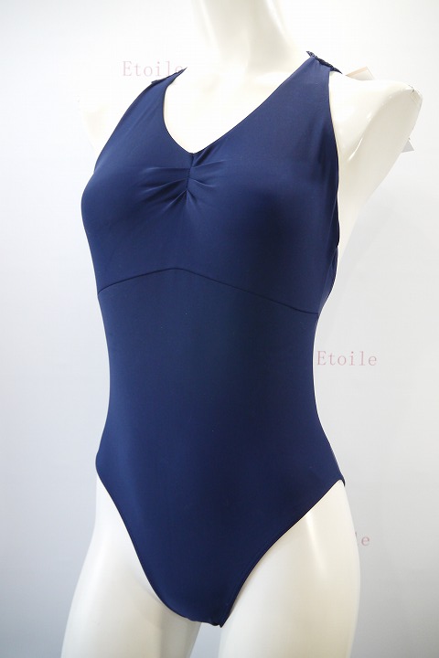 【BalletRosa】　レースメッシュジップレオタード　ESTHER