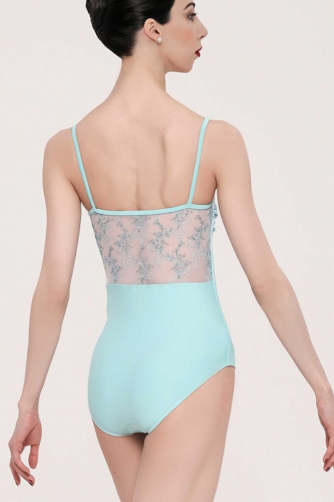 WEARMOI 刺繍チュールキャミソールレオタード CIRNUM