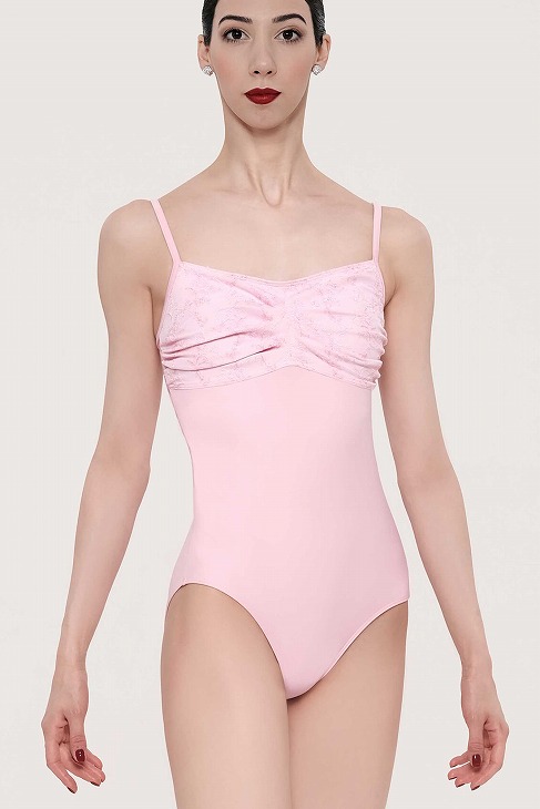 WEARMOI 刺繍チュールキャミソールレオタード CIRNUM