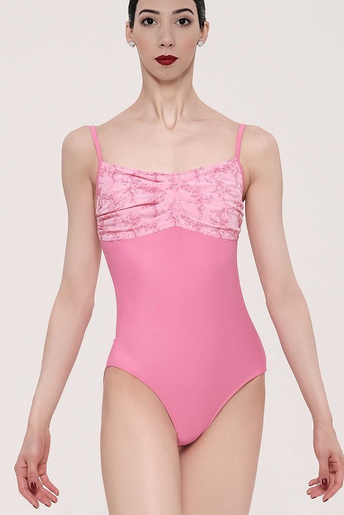 WEARMOI 刺繍チュールキャミソールレオタード CIRNUM