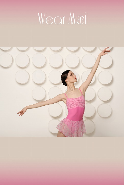 WEARMOI 刺繍チュールキャミソールレオタード CIRNUM