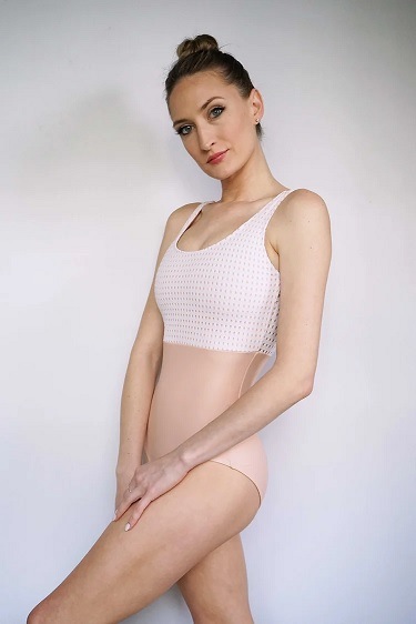 【Jule Dancewear】　タンクレオタード　Luster Dot