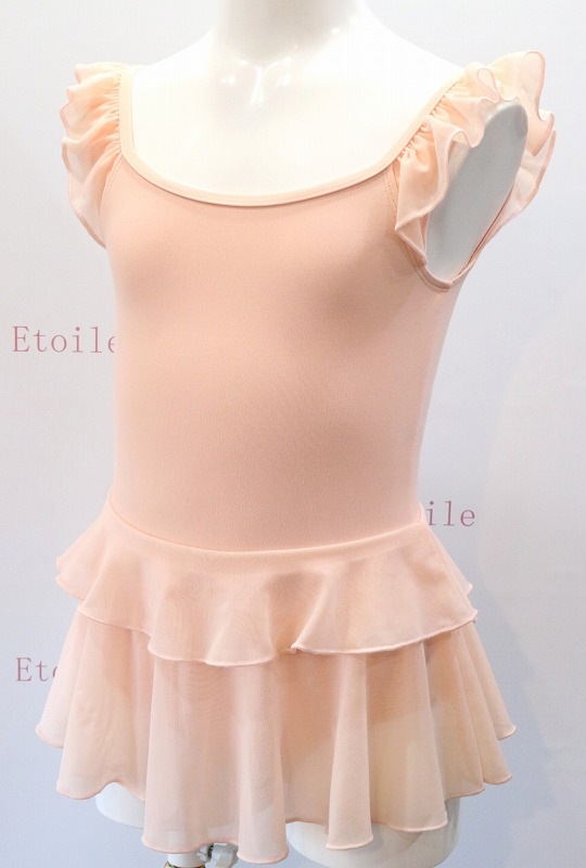 【LULLI Dancewear】　キッズ　スカート付きレオタード　“Catelyn”