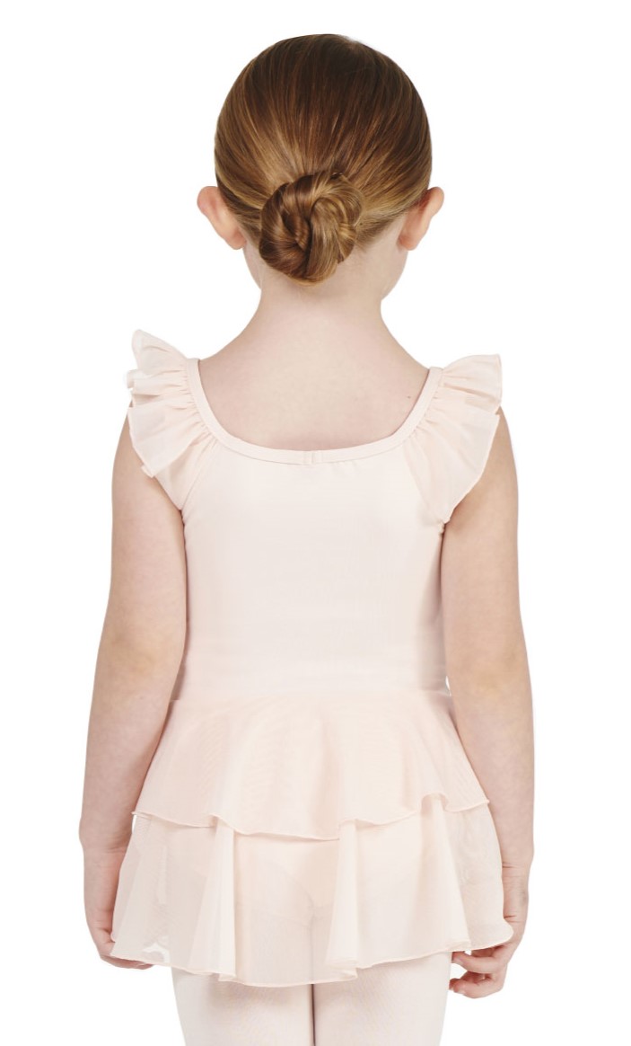 【LULLI Dancewear】　キッズ　スカート付きレオタード　“Catelyn”