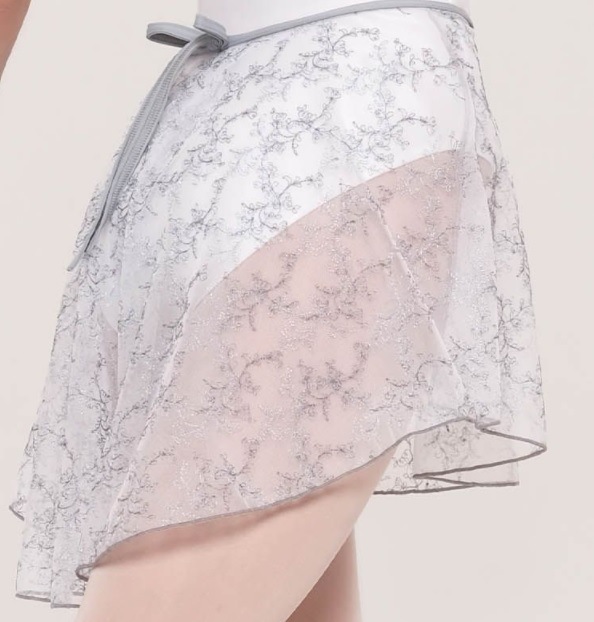 WEARMOI 刺繍チュールリボンプルオンスカート CYPELLA