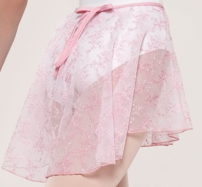 WEARMOI 刺繍チュールリボンプルオンスカート CYPELLA