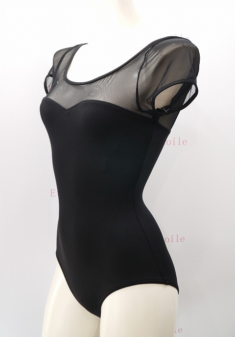 TSママ　eleve レオタード、パリオペレオタード バレエレオタード CAPEZIO バイカラーバッククロスデザイン