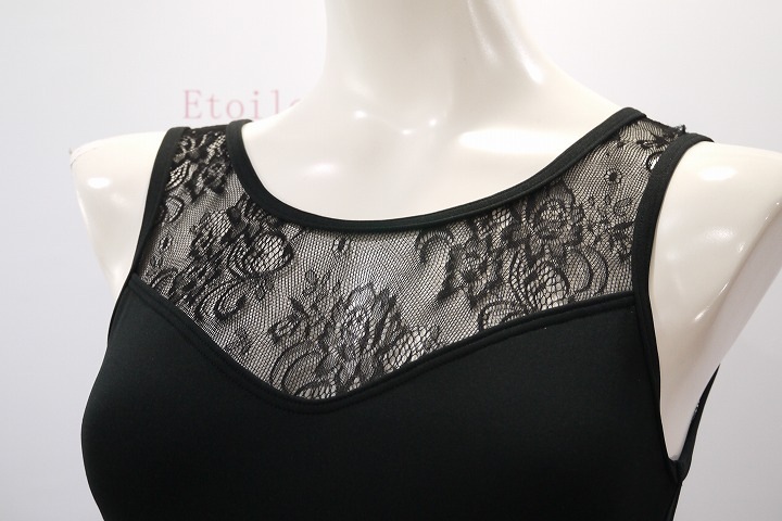 VIDA【吸汗速乾/UPF50/サラカラ生地】 　レースタンクレオタード　真菜(MANA)