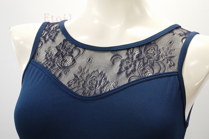 VIDA【吸汗速乾/UPF50/サラカラ生地】 　レースタンクレオタード　真菜(MANA)