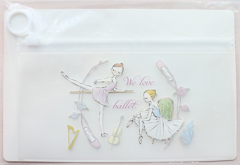itsucorbeille ballet　EVAビニールポーチ