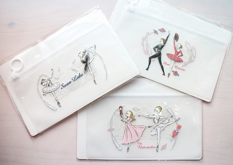 itsucorbeille ballet　EVAビニールポーチ
