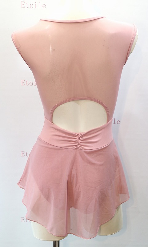 LULLI Dancewear】 スカート付きバックメッシュレオタード