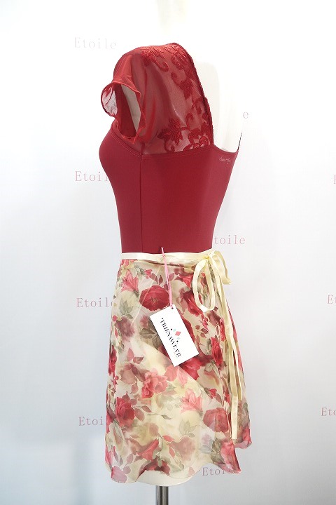 trienawear シフォン巻きスカート #933 Autumn Roses