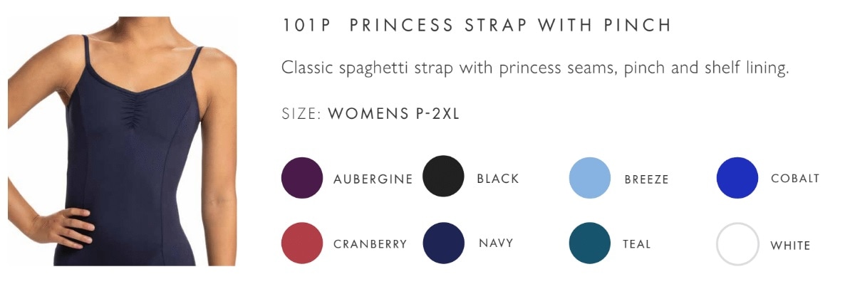 Ainsliewear(エインズリーウェア) ピンチフロントキャミソールレオタード 101P