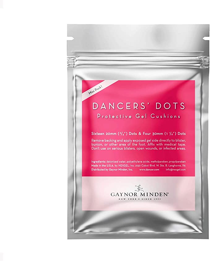 【GAYNOR MINDEN】 DANCER'S DOTS ダンサー専用冷却パッド(小パック)
