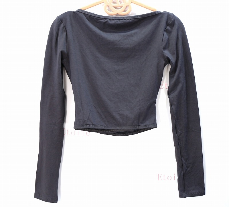 【Ballet Rosa】 長袖ショート丈クロストップス MIO