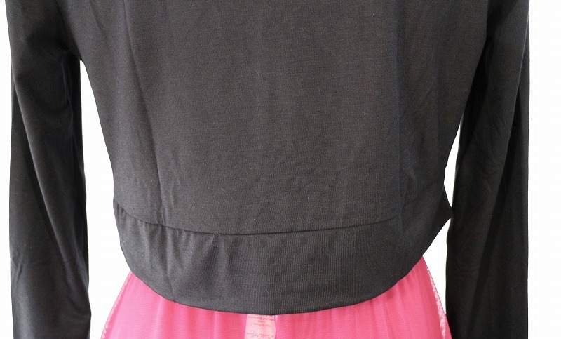 【Ballet Rosa】　長袖ショート丈ツイストトップス　MEGUMI