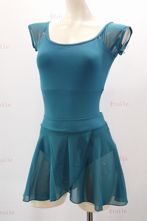 LULLI Dancewear】 ハイバック メッシュキャップスリーブ