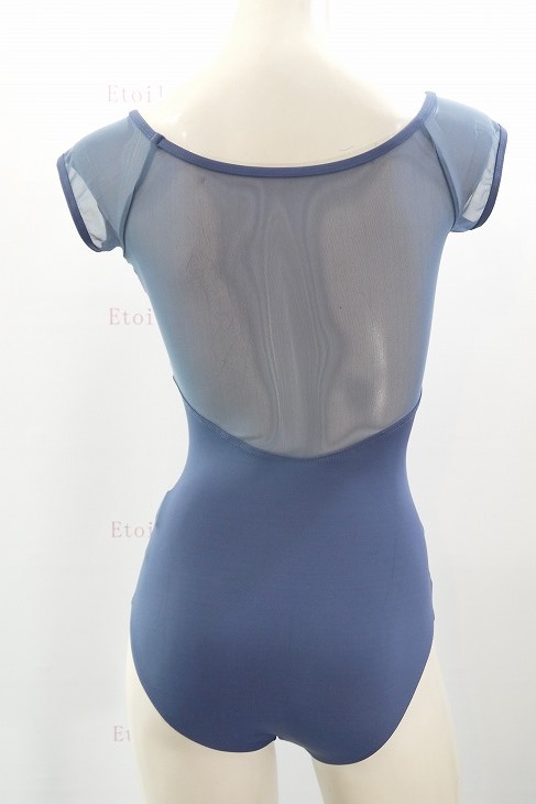 【LULLI Dancewear】　ハイバック　メッシュキャップスリーブレオタード　“Bronya”