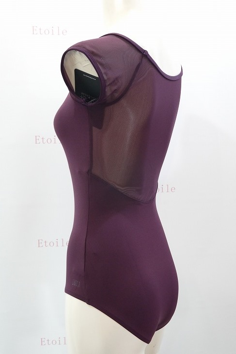 【LULLI Dancewear】　ハイバック　メッシュキャップスリーブレオタード　“Bronya”