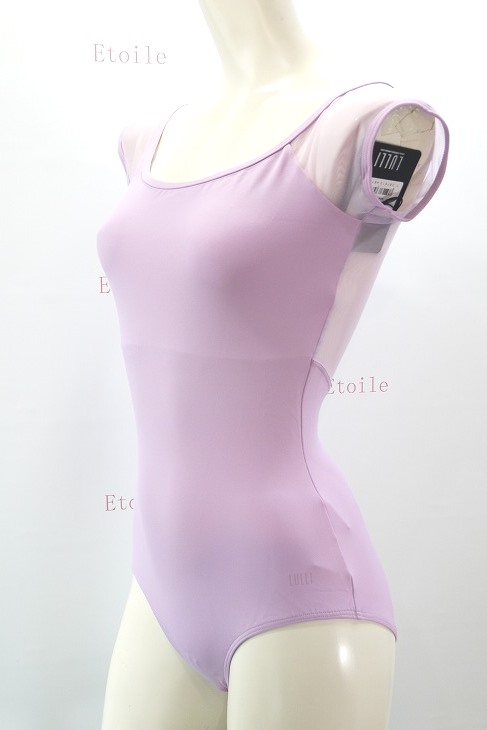 【LULLI Dancewear】　ハイバック　メッシュキャップスリーブレオタード　“Bronya”
