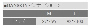 DANSKIN　アンダーショーツ　DA26900