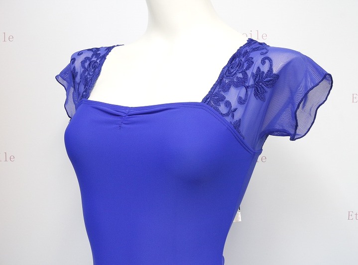 【新色】BalletRosa　レースメッシュスリーブレオタード　JUSTINE　 ジャスティン