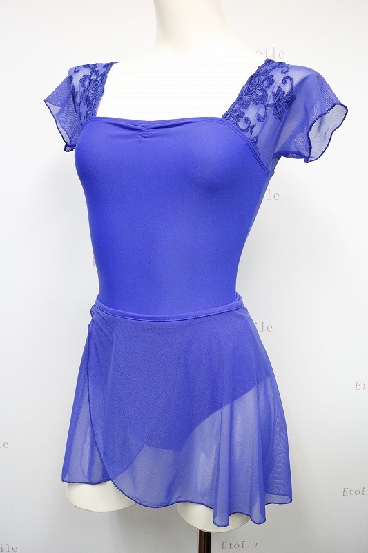 【新色】BalletRosa　レースメッシュスリーブレオタード　JUSTINE　 ジャスティン