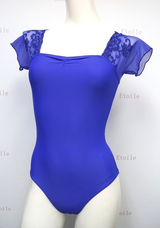 【新色】BalletRosa　レースメッシュスリーブレオタード　JUSTINE　 ジャスティン