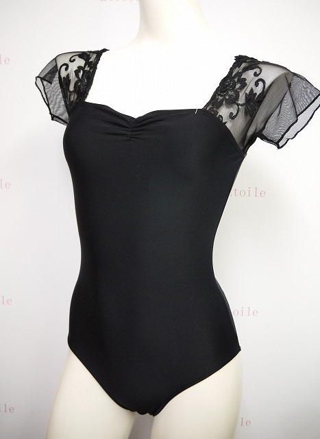 【新色】BalletRosa　レースメッシュスリーブレオタード　JUSTINE　 ジャスティン