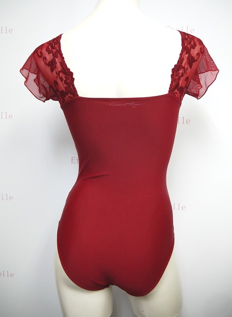 BalletRosa　バレエローザ レースメッシュスリーブレオタード 新色】BalletRosa レースメッシュスリーブレオタード JUSTINE