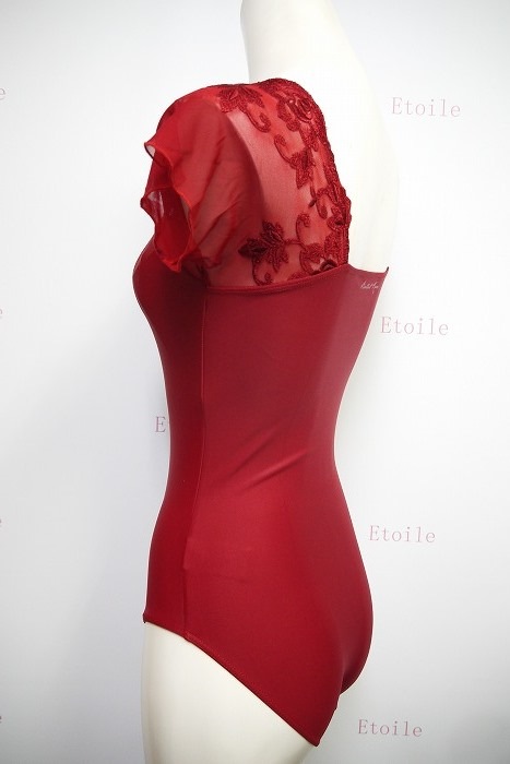 【新色】BalletRosa　レースメッシュスリーブレオタード　JUSTINE　 ジャスティン