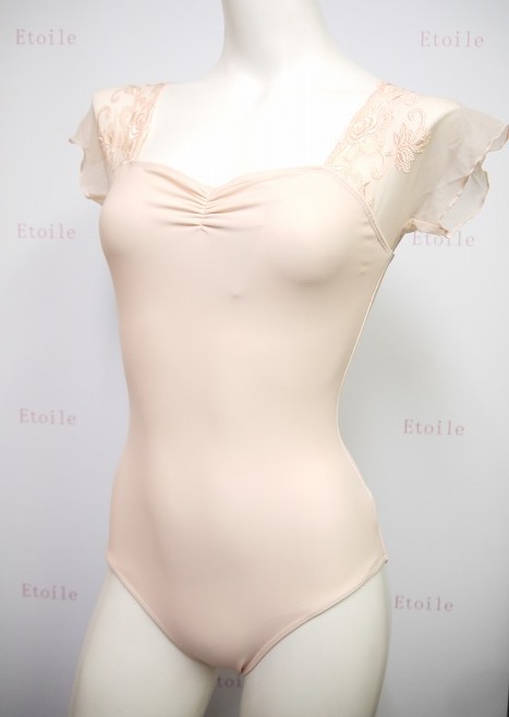 【新色】BalletRosa　レースメッシュスリーブレオタード　JUSTINE　 ジャスティン