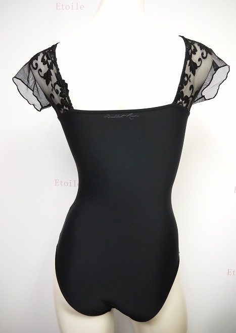 【新色】BalletRosa　レースメッシュスリーブレオタード　JUSTINE　 ジャスティン