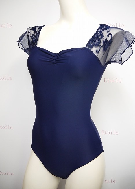 【新色】BalletRosa　レースメッシュスリーブレオタード　JUSTINE　 ジャスティン