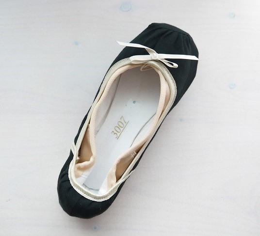 スワロフスキービーズ付きトゥシューズカバー 3744