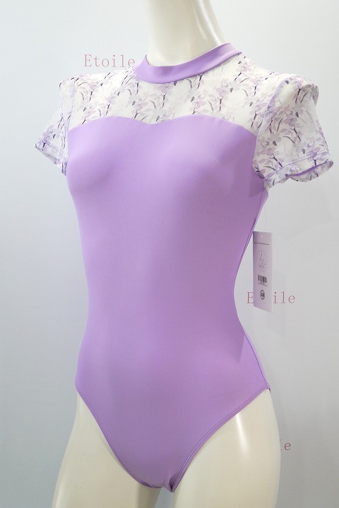 【Chic Ballet】　Isabelleレオタード　VIOLET BOTANICAL
