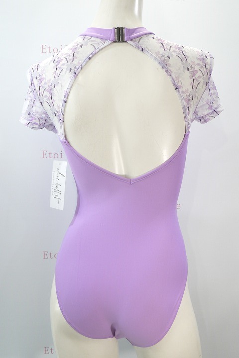 【Chic Ballet】　Isabelleレオタード　VIOLET BOTANICAL
