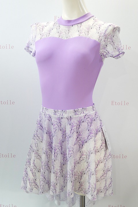 【Chic Ballet】　Isabelleレオタード　VIOLET BOTANICAL
