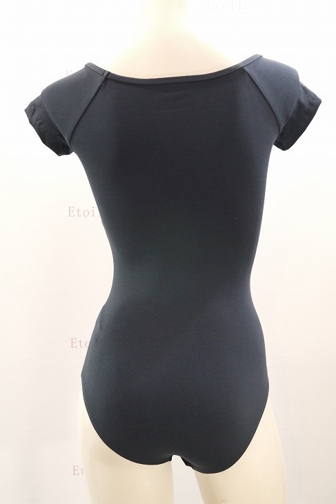 【Calla by LULLI】　ハイバック　コットンキャップスリーブレオタード　“Naomi”