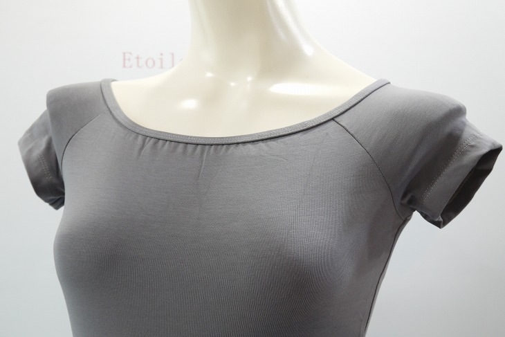 【Calla by LULLI】　ハイバック　コットンキャップスリーブレオタード　“Naomi”