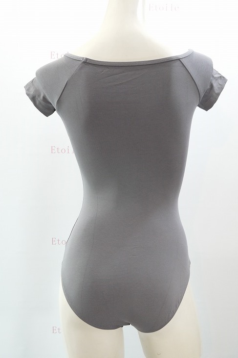 【Calla by LULLI】　ハイバック　コットンキャップスリーブレオタード　“Naomi”