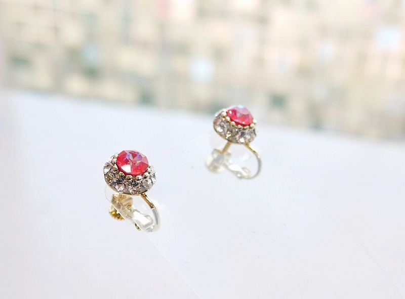 オーダー~Atelier Petite Rose~ スワロフスキーイヤリング “Diana”