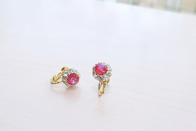 オーダー~Atelier Petite Rose~ スワロフスキーイヤリング “Diana”