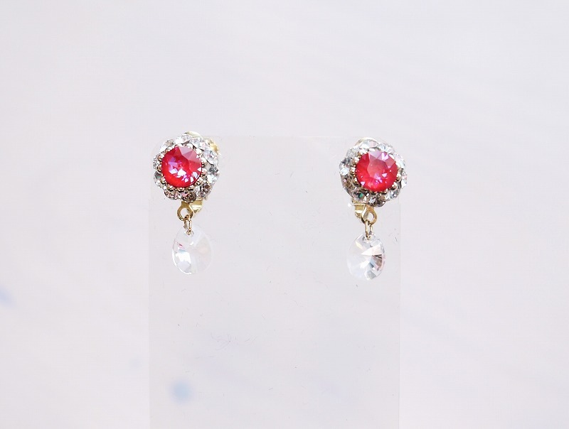オーダー~Atelier Petite Rose~ スワロフスキーイヤリング “Diana”