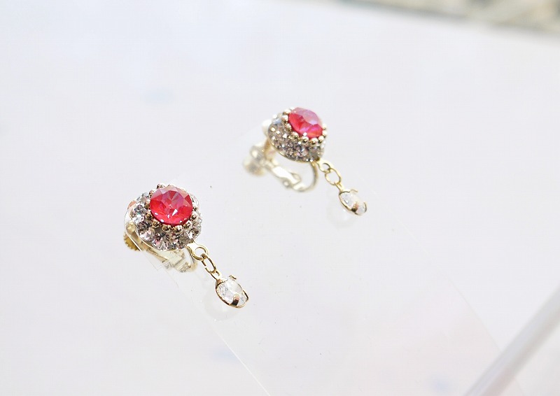 オーダー~Atelier Petite Rose~ スワロフスキーイヤリング “Diana”